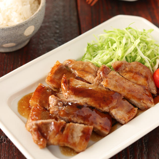 中華風トンテキ【#簡単 #時短 #節約 #作り置き #お弁当 #主菜 #クレハタイアップ #PR】