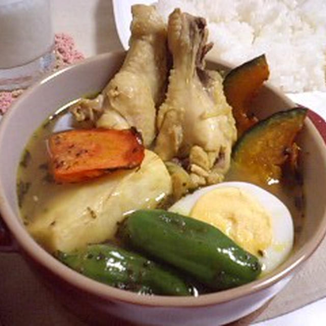 今日はスープカレー☆