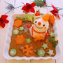 クリスマス＊雪だるまのデコカレー