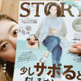 STORY11月号で、モデルの藤井 悠さんに顔ヨガレクチャーしました♪