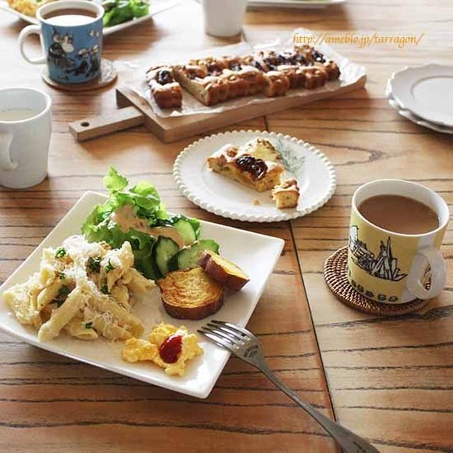カリフワラークリームペンネのブランチプレート♪