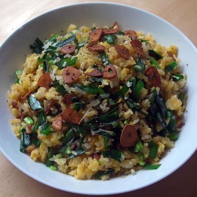 ニラニンニク炒飯