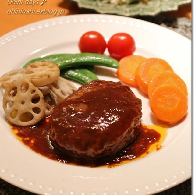 小形牧場牛のハンバーグ　お取り寄せ♪