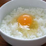 精米したての炊きたて新米で「玉子かけごはん」