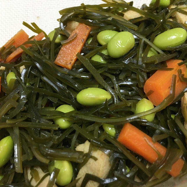 （レシピ）常備菜にいかが？高野豆腐と切り昆布の煮物