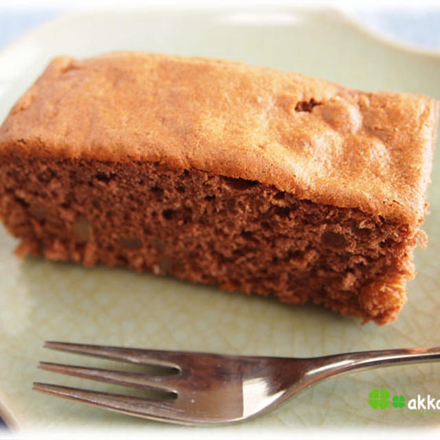 おもてなしにもどうぞ　☆別立てで作るココアケーキ