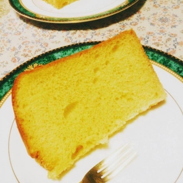 バニラビーンズたっぷりバニラシフォン！