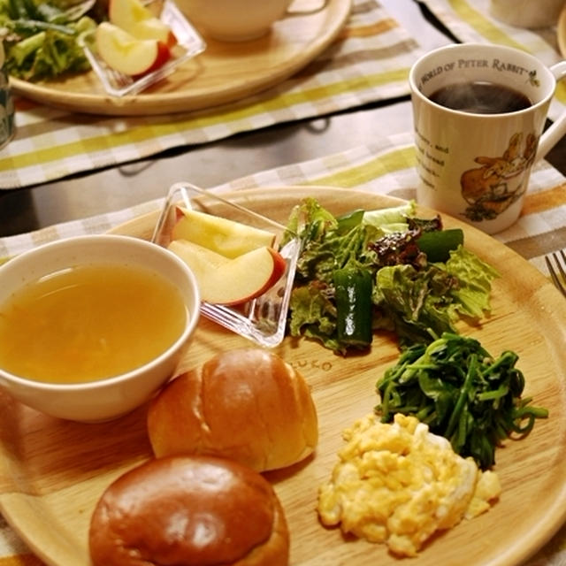 冷蔵庫整理。有りものでワンプレート朝ごはん　と　これが最後！？弁当