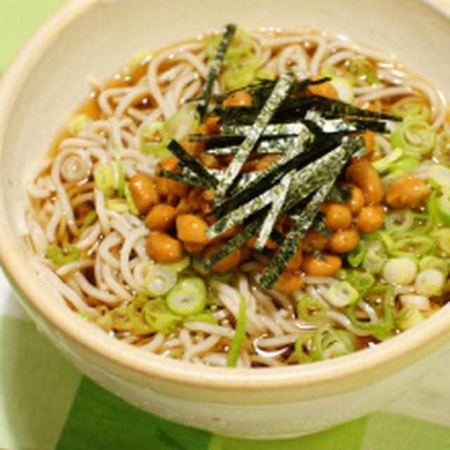 シンプルおいしい〜納豆そば〜