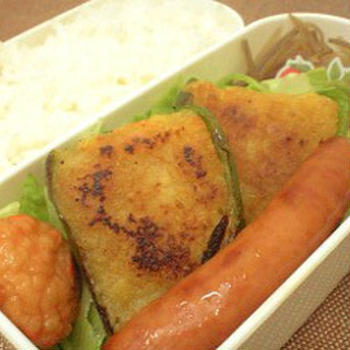 ピーマンのジャガ詰め弁当