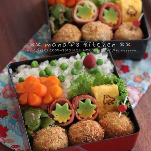 ｺﾛｺﾛ コロッケ弁✿石焼カレー♪