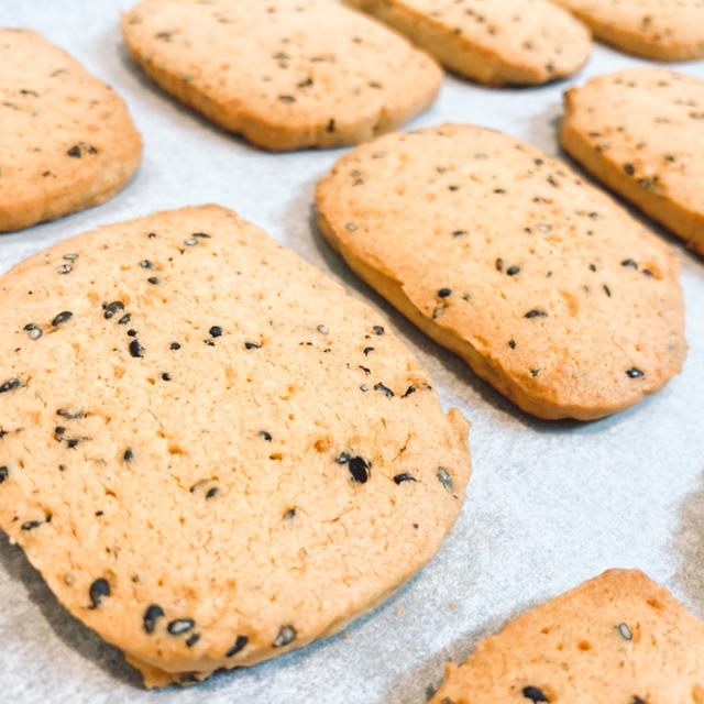 米粉クッキー大量生産の巻～🍪🍪🍪黒ごまきな粉ver. 