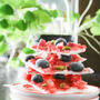 Frozen Yogurt Bark with Rhubarb 板チョコ風フローズンヨーグルト