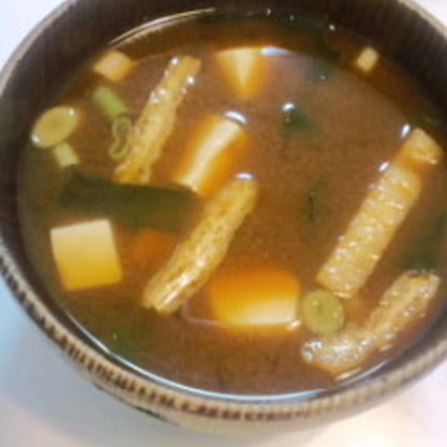 今朝のお味噌汁