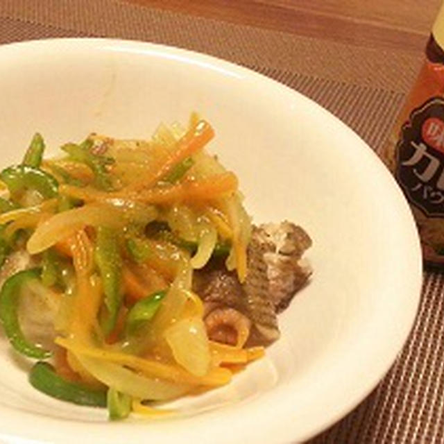 白身魚のカレーあんかけ