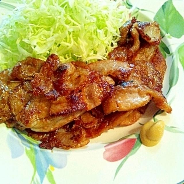 豚肉の照り焼き