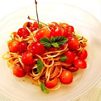 今年もさくらんぼの季節が♪さくらんぼのパスタ2025♡