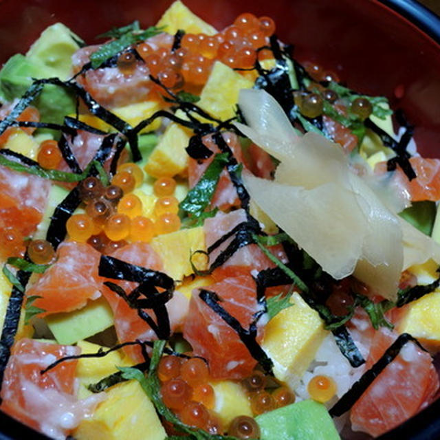 こどもの日 の大人夕食は 塩麹サーモンのちらし寿司と鰹のたたきで By Masakohimeさん レシピブログ 料理ブログのレシピ満載