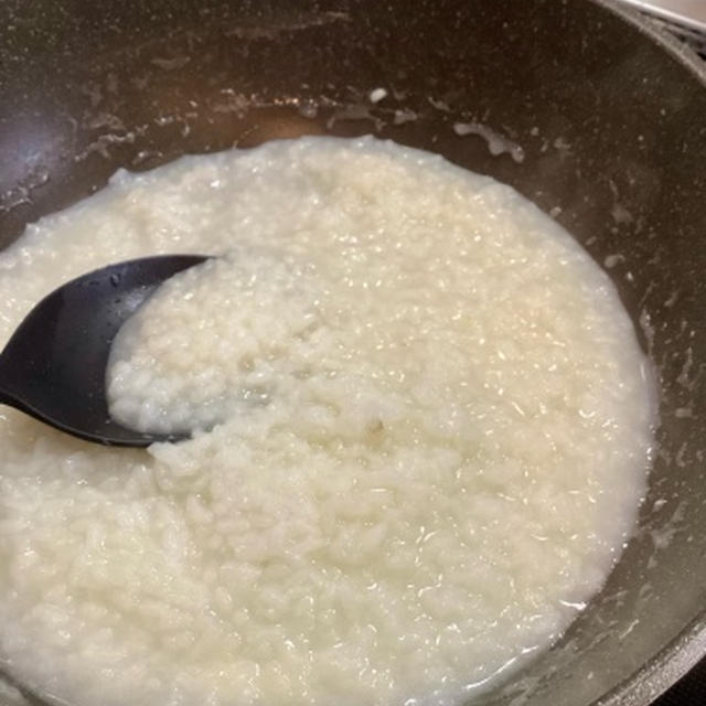 梅雨入りしたので、ごはんは中華粥！？