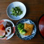 卵焼きは紅ショウガ入り。