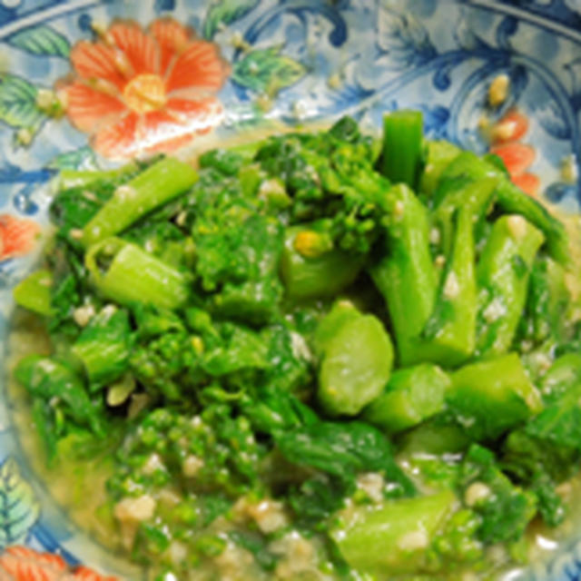 菜の花辛子味噌和え