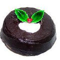 食物アレルギー対応クリスマスケーキレシピ、チョコレートのリングケーキ。