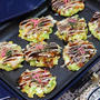【ミニお好み焼き】薄力粉で作るおいしいレシピ（BRUNOコンパクトホットプレート使用）