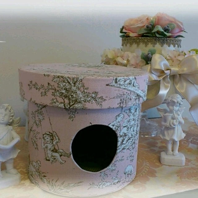 カルトナージュレッスン♪ティッシュBOX♪