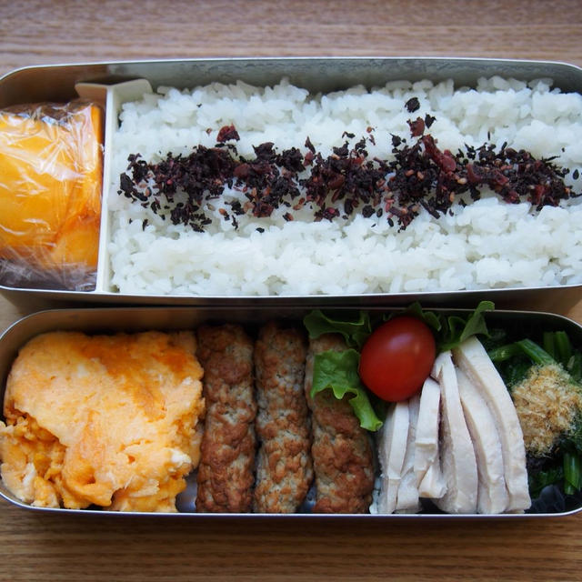 いつかのサラダチキンのお弁当。