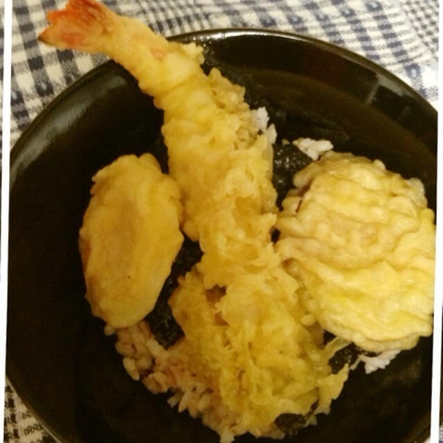お惣菜で天丼！！！