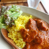 【GABANターメリック使用】ターメリックライス＆バターチキンカレー