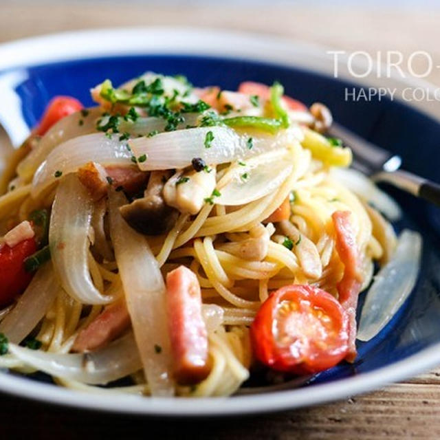 いろんな野菜でパスタ作り〜！