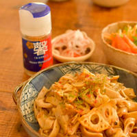 レシピ☆お手軽調味料で和風きのこパスタ