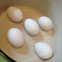無水鍋で簡単茹で卵