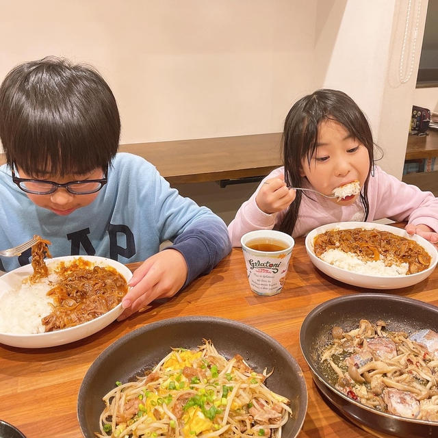 ハヤシライスとおかずです！！