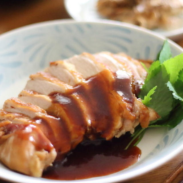 【電気圧力鍋レシピ】むね肉の甘酢たれがけ｜しっとり＆ご飯が進む！