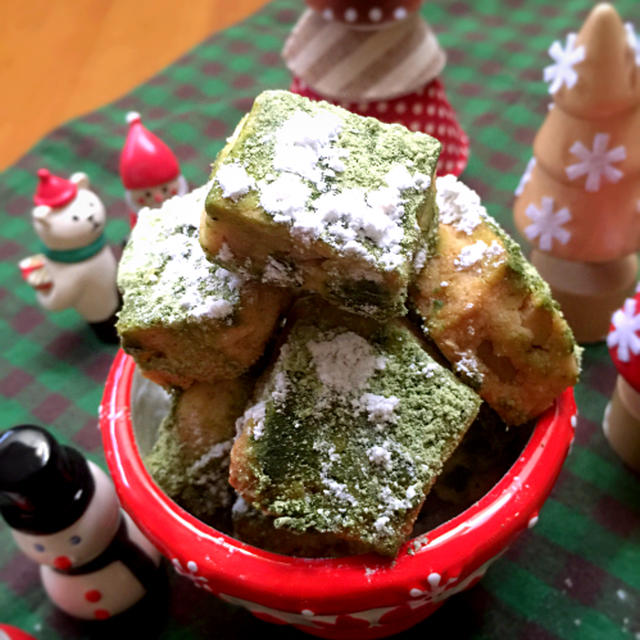 ツリーっぽく見えるかなぁ〜？くるみのほろほろクッキー♪