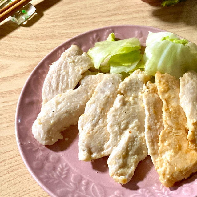 「鶏むね肉の味噌ヨーグルト焼き」の作り方