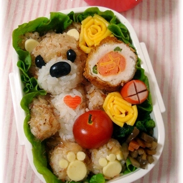 テディーベアのお弁当