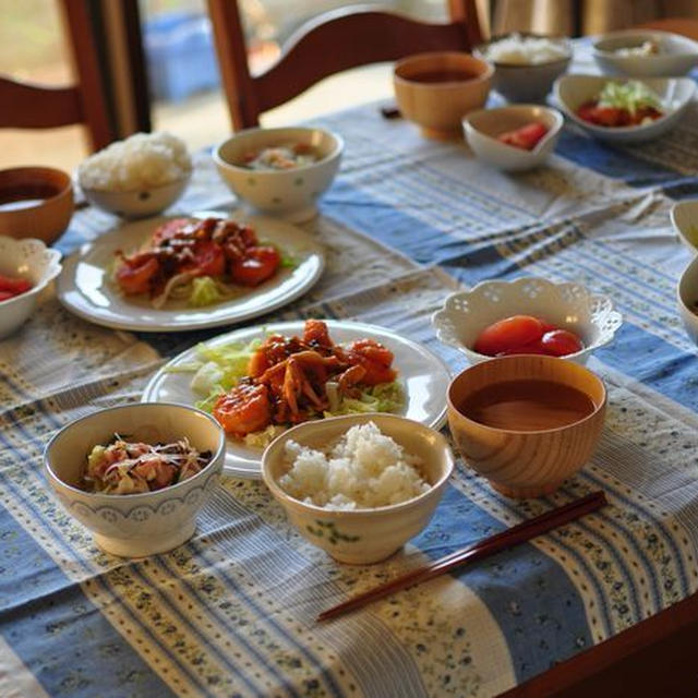 真夏の晩ごはん&昼ごはん、それから最近のレシピ書きました