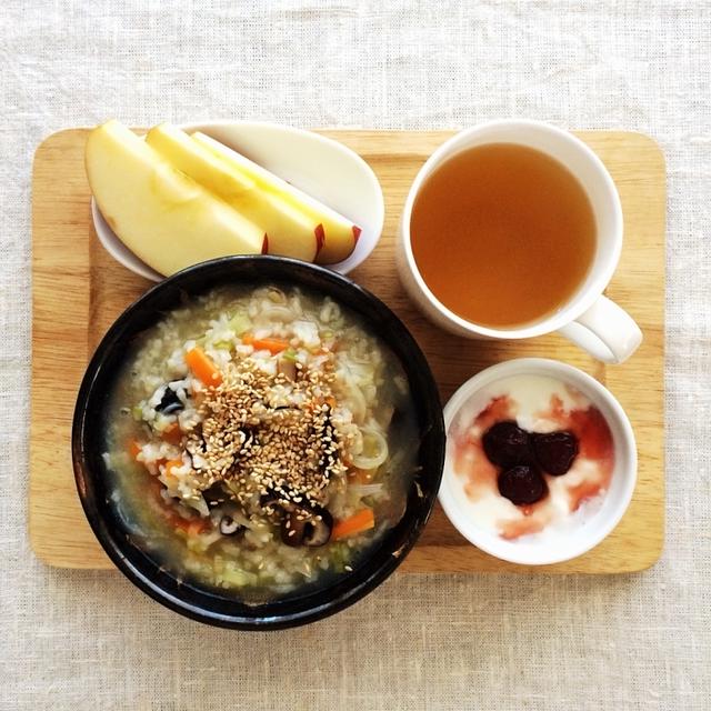 11月18日の朝ごはん。調理時間15分