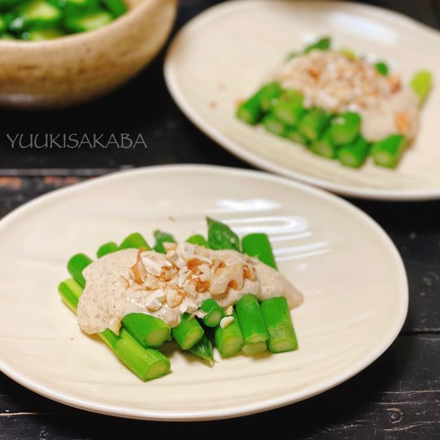 旬のアスパラで！とっても簡単、おつまみレシピ！