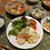 サーモンムニエル～タルタルソース添えの晩ご飯　と　満開のイソギクの花♪