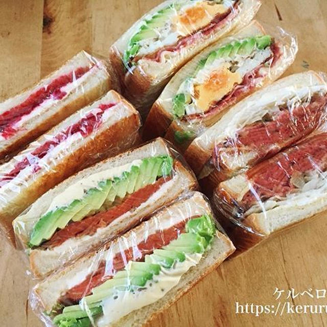 トーストサンドのお弁当