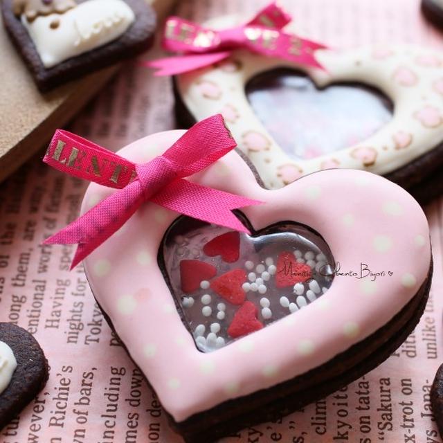 バレンタイン♡ラブリーピンクのしゃかしゃかクッキー♪