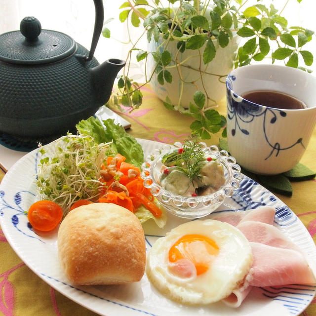 通常モードの朝ごはん