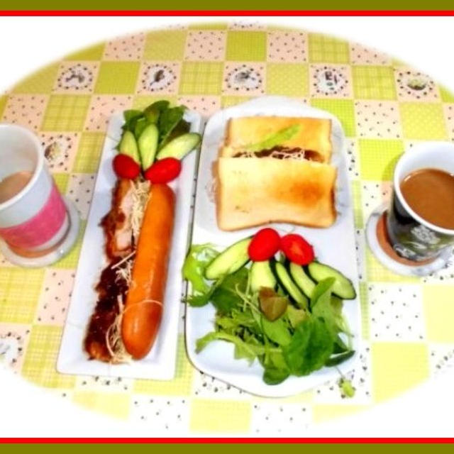 残り物消化メニューでお洒落ブランチ