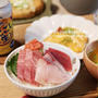 あと１品何かほしい！そんな時におすすめ＊鶏ささみのしっとりチーズ焼き♡と海鮮丼の日の献立♡