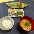 和定食風にしてみた☆スモークサーモンのマリネ♪☆♪☆♪