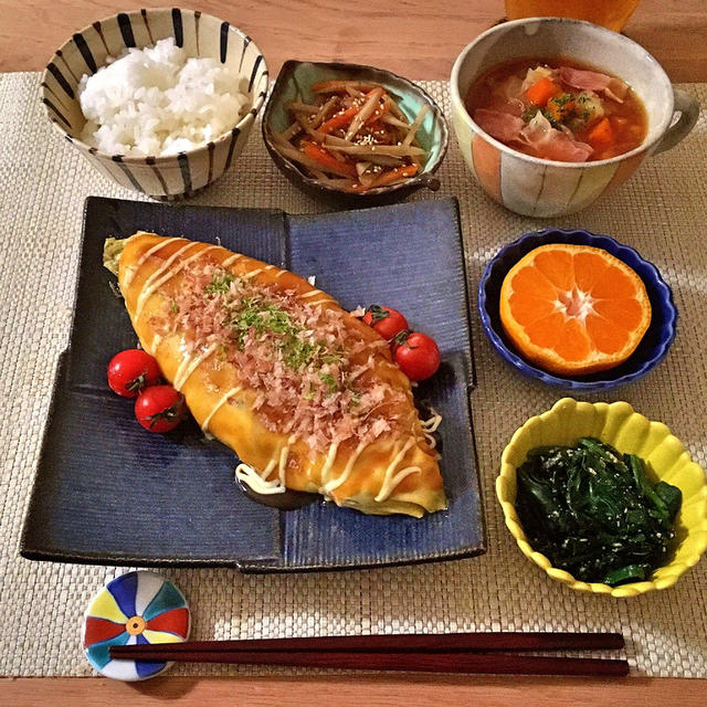 29.【30分】豚平焼き/ミネストローネ